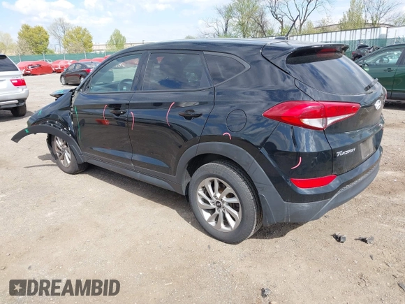 2017 Hyundai Tucson SE with VIN KM8J23A47HU536722, listed as a IAAI auction lot 42050171 with 101,092 mi miles and . Bid and sale history available at DreamBid. Image 3.