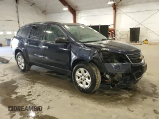2015 Chevrolet Traverse LS z VIN 1GNKVFKD0FJ240866, wystawiony jako Copart lot #54148395 z przebiegiem 154 170 mil mil oraz Szkoda całkowita • Salvage title. Historia ofert i sprzedaży dostępna na DreamBid. Obrazek 4.