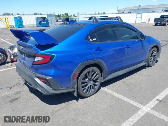 2022 Subaru WRX Premium with VIN JF1VBAF68N9027974, listed as a IAAI auction lot 42643496 with 46,734 mi miles and . Bid and sale history available at DreamBid. Image 4.