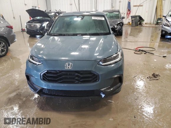 2024 Honda HR-V Sport with VIN 3CZRZ2H54RM746321, listed as a Copart auction lot 43782255 with 0 mi miles and Clean Title. Bid and sale history available at carsss.com. Image 5.