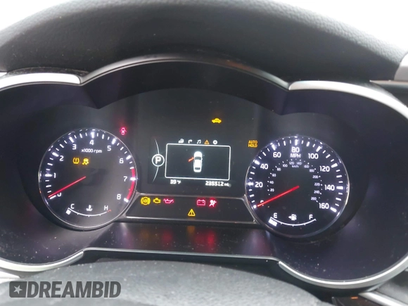 2015 Kia Optima SX Turbo with VIN 5XXGR4A67FG443719, listed as a IAAI auction lot 41500807 with 235,512 mi miles. Bid and sale history available at carsss.com. Image 7.