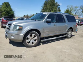 2008 Ford Expedition EL Limited with VIN 1FMFK20518LA25734, listed as a Copart auction lot 52458525 with 233,676 mi miles and Clean Title. Bid and sale history available at carsss.com. Image 1.