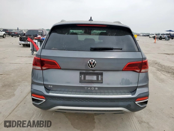2022 Volkswagen Taos SE с VIN 3VVRX7B20NM043169, выставлен на аукционе Copart как лот 57430465 с пробегом 19 214 миль миль и Списание • Salvage title. История ставок и продаж доступна на DreamBid. Изображение 6.