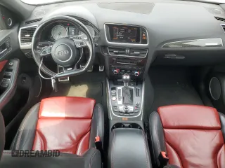 2016 Audi SQ5 Premium Plus with VIN WA1CCAFP1GA011621, listed as a Copart auction lot 60079875 with 94,871 mi miles and Salvage title. Bid and sale history available at DreamBid. Image 8.