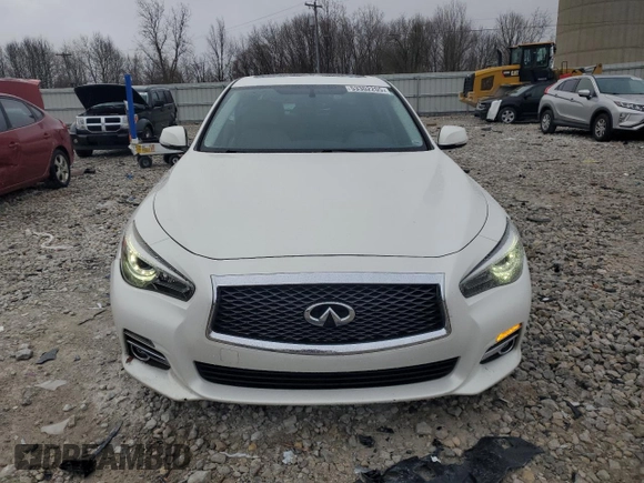 2015 Infiniti Q50 Premium with VIN JN1BV7AR7FM397615, listed as a Copart auction lot 53302205 with 73,738 mi miles and Clean Title. Bid and sale history available at carsss.com. Image 5.