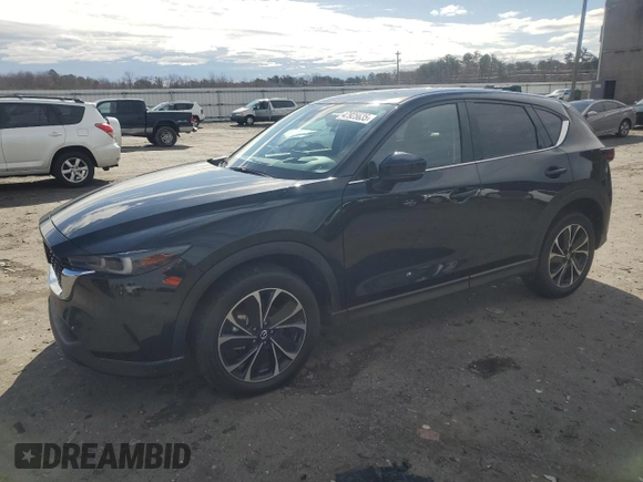 2023 Mazda CX-5 2.5 S Premium Plus Package with VIN JM3KFBEM9P0269212, listed as a Copart auction lot 47925635 with 13,739 mi miles and Salvage Title. Bid and sale history available at carsss.com. Image 1.