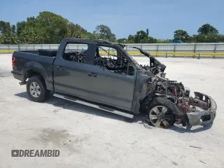 2019 Ford F-150 XL z VIN 1FTEW1E54KFA64007, wystawiony jako Copart lot #56282205 z przebiegiem Nie podano mil oraz Nie do naprawy • Non repairable. Historia ofert i sprzedaży dostępna na DreamBid. Obrazek 4.