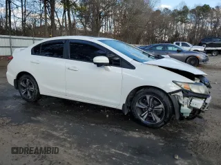 2014 Honda Civic Sedan EX with VIN 19XFB2F89EE204047, listed as a Copart auction lot 42176195 with 112,468 mi miles and Salvage Title. Bid and sale history available at carsss.com. Image 4.