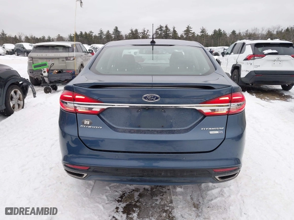 2018 Ford Fusion Titanium with VIN 3FA6P0D91JR219894, listed as a IAAI auction lot 41544449 with 100,406 mi miles. Bid and sale history available at carsss.com. Image 17.