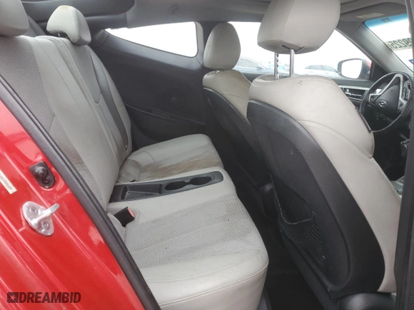 2013 Hyundai Veloster w/Gray Int with VIN KMHTC6AD6DU137589, listed as a Copart auction lot 42209225 with 0 mi miles and Salvage Title. Bid and sale history available at carsss.com. Image 11.