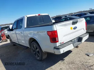2020 Ford F-150 XL with VIN 1FTEW1C53LKD65959, listed as a IAAI auction lot 41701341 with 1 mi miles. Bid and sale history available at carsss.com. Image 3.