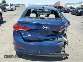 2017 Hyundai Elantra SE with VIN 5NPD74LF7HH201655, listed as a Copart auction lot 62284405 with 208,034 mi miles and Salvage title. Bid and sale history available at DreamBid. Image 6.