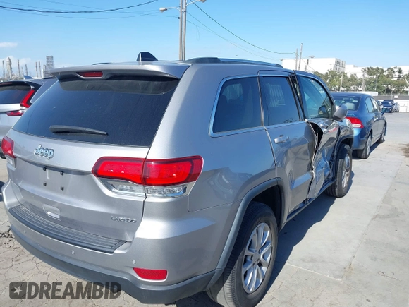 2021 Jeep Grand Cherokee Laredo E with VIN 1C4RJEAG6MC719089, listed as a IAAI auction lot 39290041 with 44,726 mi miles and . Bid and sale history available at DreamBid. Image 4.
