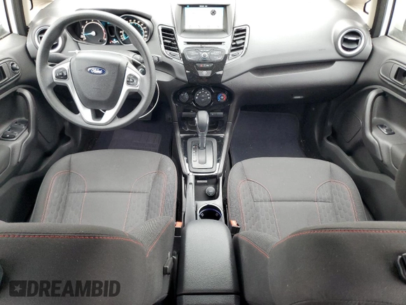 2017 Ford Fiesta SE with VIN 3FADP4EJ4HM159656, listed as a Copart auction lot 52824845 with 27,686 mi miles and Salvage Title. Bid and sale history available at carsss.com. Image 8.