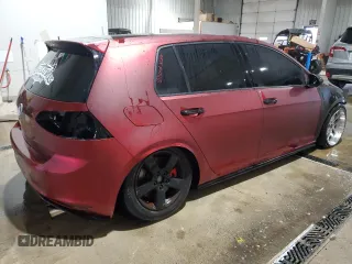 2015 Volkswagen Golf GTI Autobahn w/Performance Pkg with VIN 3VW447AU6FM103264, listed as a Copart auction lot 87304994 with 107,783 mi miles and Salvage Title. Bid and sale history available at carsss.com. Image 3.