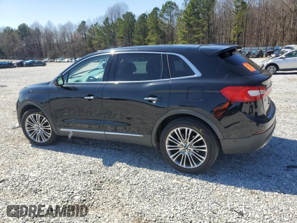 2016 Lincoln MKX Reserve z VIN 2LMTJ6LR5GBL66195, wystawiony jako Copart lot #48084915 z przebiegiem Nie podano mil oraz Szkoda całkowita • Salvage title. Historia ofert i sprzedaży dostępna na DreamBid. Obrazek 2.