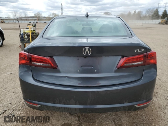 2016 Acura TLX V6 with VIN 19UUB2F38GA006594, listed as a Copart auction lot 53079665 with 133,666 mi miles and Salvage title. Bid and sale history available at DreamBid. Image 6.