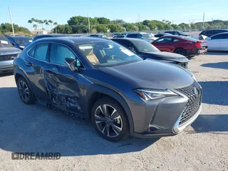 2022 Lexus UX with VIN JTHX3JBH0N2049479, listed as a IAAI auction lot 41048323 with 25,841 mi miles. Bid and sale history available at carsss.com. Image 1.