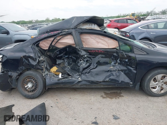 2015 Honda Civic LX with VIN 19XFB2F54FE062844, listed as a IAAI auction lot 42060674 with Not Provided miles and . Bid and sale history available at DreamBid. Image 6.