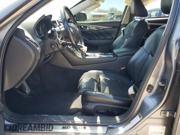 2017 Infiniti Q50 Premium z VIN JN1EV7AR2HM836235, wystawiony jako Copart lot #54678815 z przebiegiem 122 804 mil mil oraz Szkoda całkowita • Salvage title. Historia ofert i sprzedaży dostępna na DreamBid. Obrazek 7.