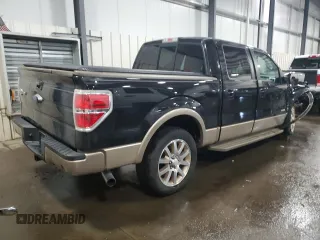 2013 Ford F-150 XL with VIN 1FTFW1ET5DKE93220, listed as a Copart auction lot 47143335 with 138,712 mi miles and Salvage Title. Bid and sale history available at carsss.com. Image 3.