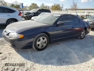 2002 Chevrolet Monte Carlo SS with VIN 2G1WX15KX29225890, listed as a Copart auction lot 78574344 with 95,880 mi miles and Salvage Title. Bid and sale history available at carsss.com. Image 1.