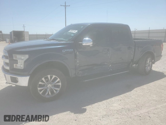 2015 Ford F-150 XLT with VIN 1FTEW1EF8FKD06237, listed as a Copart auction lot 50693145 with 185,609 mi miles and Salvage title. Bid and sale history available at DreamBid. Image 1.