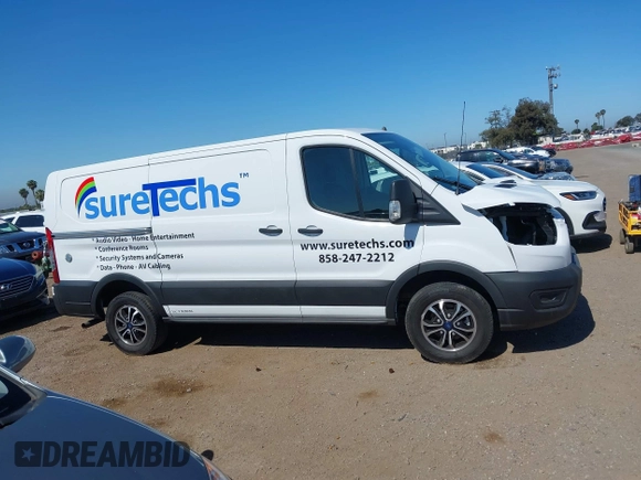 2021 Ford Transit with VIN 1FTBR1YG6MKA39997, listed as a IAAI auction lot 42228463 with 38,559 mi miles and . Bid and sale history available at DreamBid. Image 14.