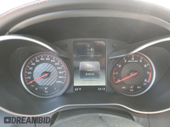 2017 Mercedes-Benz C 63 S AMG with VIN WDDWJ8HB0HF504347, listed as a Copart auction lot 56068935 with 31,010 mi miles and Salvage Title. Bid and sale history available at DreamBid. Image 9.