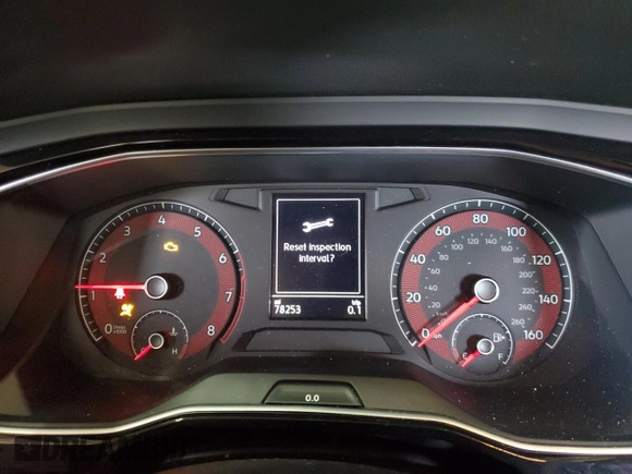 2021 Volkswagen Jetta S with VIN 3VWC57BU7MM007048, listed as a Copart auction lot 58922345 with 78,253 mi miles and Salvage title. Bid and sale history available at DreamBid. Image 9.