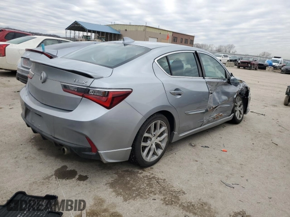 2020 Acura ILX with VIN 19UDE2F39LA000613, listed as a Copart auction lot 44501725 with 63,630 mi miles and Salvage title. Bid and sale history available at DreamBid. Image 3.