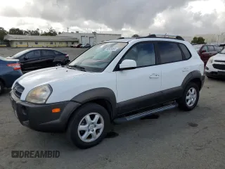 2005 Hyundai Tucson GLS with VIN KM8JN12D15U068721, listed as a Copart auction lot 80925064 with 105,854 mi miles and Clean Title. Bid and sale history available at carsss.com. Image 1.