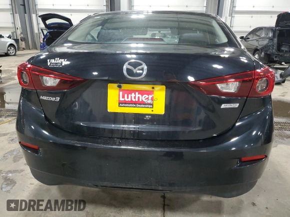 2015 Mazda 3 i SV with VIN JM1BM1T77F1273127, listed as a Copart auction lot 50403795 with 135,182 mi miles and Salvage Title. Bid and sale history available at carsss.com. Image 6.