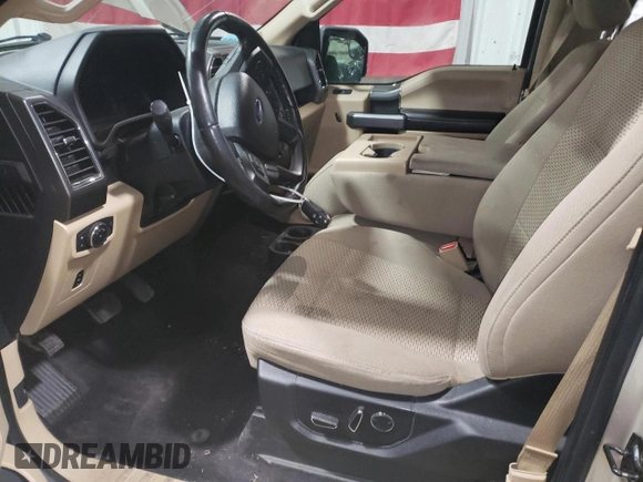 2017 Ford F-150 XL with VIN 1FTEW1EG8HFA75005, listed as a Copart auction lot 62964905 with 76,751 mi miles and Salvage title. Bid and sale history available at DreamBid. Image 7.
