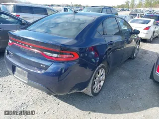 2013 Dodge Dart SXT with VIN 1C3CDFBA4DD337641, listed as a IAAI auction lot 41762213 with 137,625 mi miles. Bid and sale history available at carsss.com. Image 4.