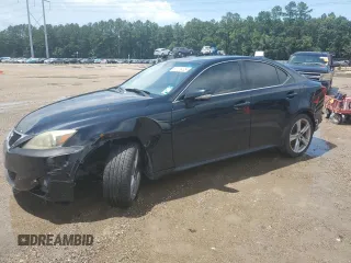 2011 Lexus IS 250 with VIN JTHBF5C24B5138128, listed as a Copart auction lot 63126435 with 156,317 mi miles and Salvage title. Bid and sale history available at DreamBid. Image 1.