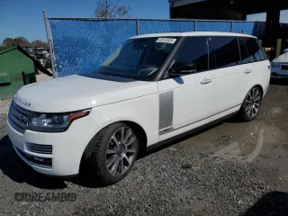 2016 Land Rover Range Rover with VIN SALGV3EF9GA314225, listed as a Copart auction lot 43472525 with 130,334 mi miles and Salvage Title. Bid and sale history available at DreamBid. Image 1.
