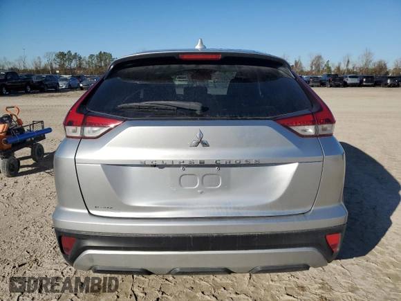 2022 Mitsubishi Eclipse Cross SE with VIN JA4ASWAA9NZ001766, listed as a Copart auction lot 41745525 with 74,377 mi miles and Salvage title. Bid and sale history available at DreamBid. Image 6.