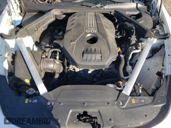 2020 Kia Stinger GT-Line with VIN KNAE15LA3L6079196, listed as a Copart auction lot 45586955 with 31,948 mi miles and Salvage Title. Bid and sale history available at DreamBid. Image 12.