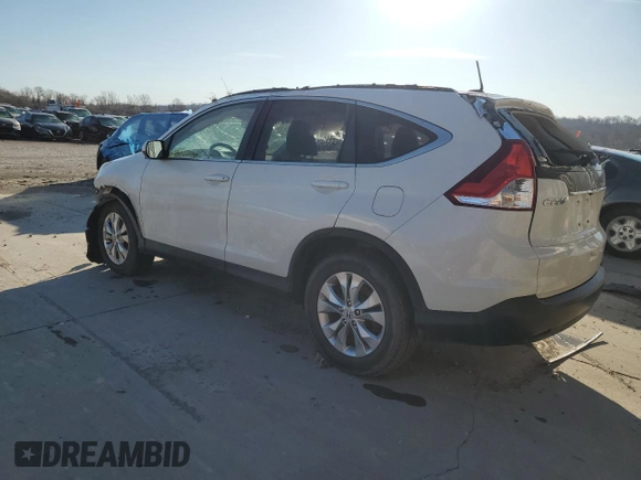 2014 Honda CR-V EX-L with VIN 5J6RM4H76EL102083, listed as a Copart auction lot 48851435 with 0 mi miles and Salvage Title. Bid and sale history available at carsss.com. Image 2.