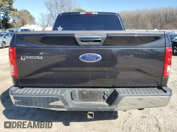 2015 Ford F-150 XL with VIN 1FTEW1CP2FKF13279, listed as a Copart auction lot 48454045 with 150,294 mi miles and Salvage title. Bid and sale history available at DreamBid. Image 6.