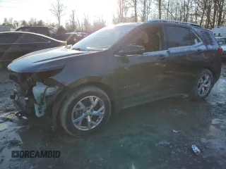 2019 Chevrolet Equinox LT with VIN 2GNAXVEX9K6130153, listed as a Copart auction lot 89354165 with 112,705 mi miles and Salvage Title. Bid and sale history available at carsss.com. Image 1.