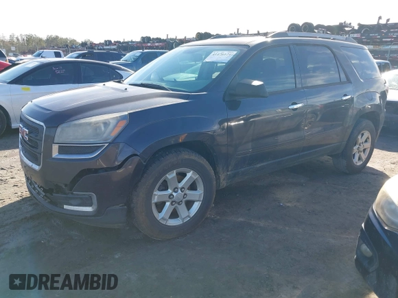 2014 GMC Acadia SLE with VIN 1GKKRNED6EJ192134, listed as a IAAI auction lot 41476121 with 191,899 mi miles and . Bid and sale history available at carsss.com. Image 17.