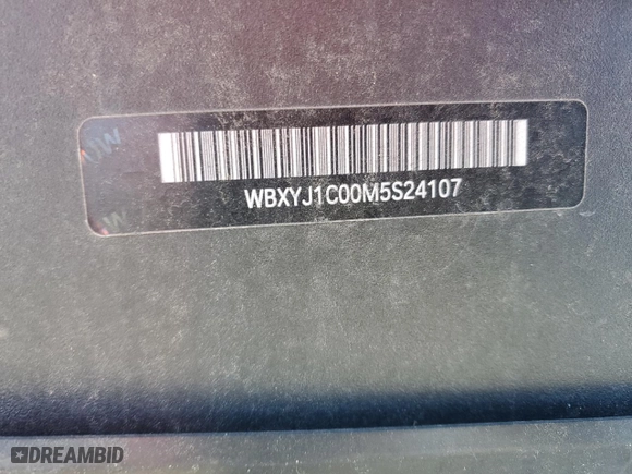 2021 BMW X2 xDrive28i with VIN WBXYJ1C00M5S24107, listed as a Copart auction lot 81824504 with 29,376 mi miles and Salvage Title. Bid and sale history available at carsss.com. Image 12.