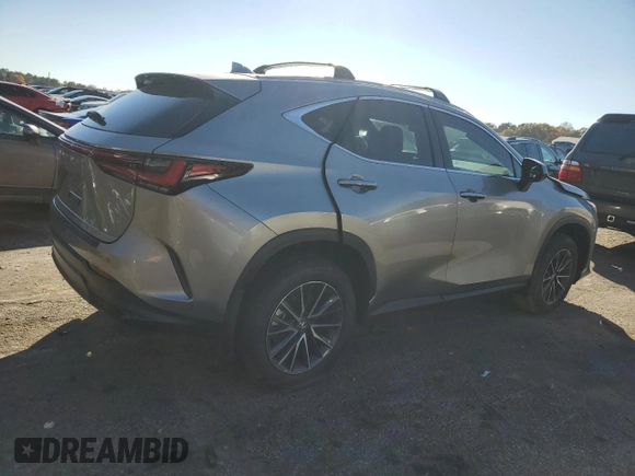2025 Lexus NX with VIN 2T2GDCAZ3SC020412, listed as a Copart auction lot 81530414 with 0 mi miles and Salvage Title. Bid and sale history available at carsss.com. Image 3.