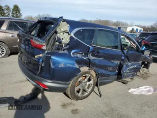 2017 Honda CR-V EX-L with VIN 2HKRW2H83HH680471, listed as a Copart auction lot 45266965 with 106,320 mi miles and Salvage Title. Bid and sale history available at carsss.com. Image 3.
