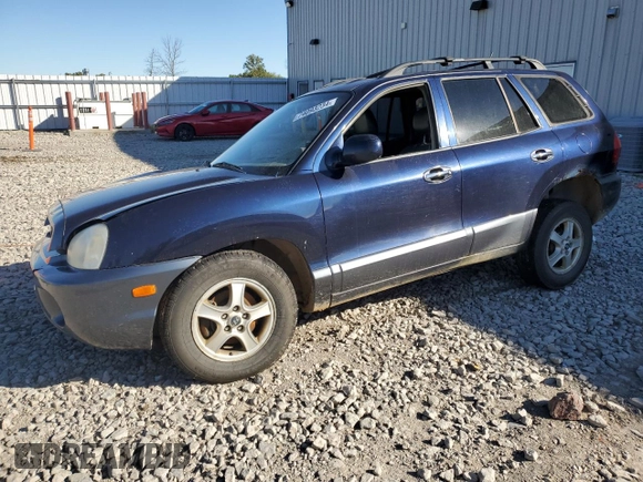 2004 Hyundai Santa Fe GLS with VIN KM8SC73E44U837991, listed as a Copart auction lot 74093234 with 0 mi miles and Non Repairable. Bid and sale history available at carsss.com. Image 1.