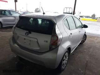 2012 Toyota Prius c One with VIN JTDKDTB34C1005531, listed as a IAAI auction lot 41529024 with 195,916 mi miles. Bid and sale history available at carsss.com. Image 4.