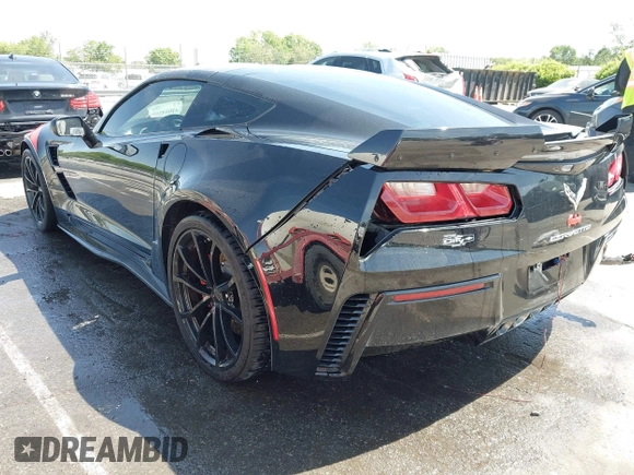 2017 Chevrolet Corvette Grand Sport 3LT z VIN 1G1YZ2D71H5110106, wystawiony jako IAAI lot #42064252 z przebiegiem 49 406 mil mil oraz . Historia ofert i sprzedaży dostępna na DreamBid. Obrazek 3.