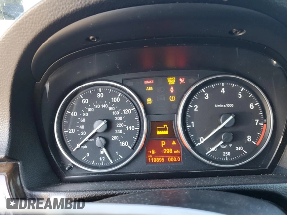 2011 BMW 3 Series 328i with VIN WBAKE3C55BE769244, listed as a Copart auction lot 43719655 with 119,895 mi miles and Salvage Title. Bid and sale history available at carsss.com. Image 9.